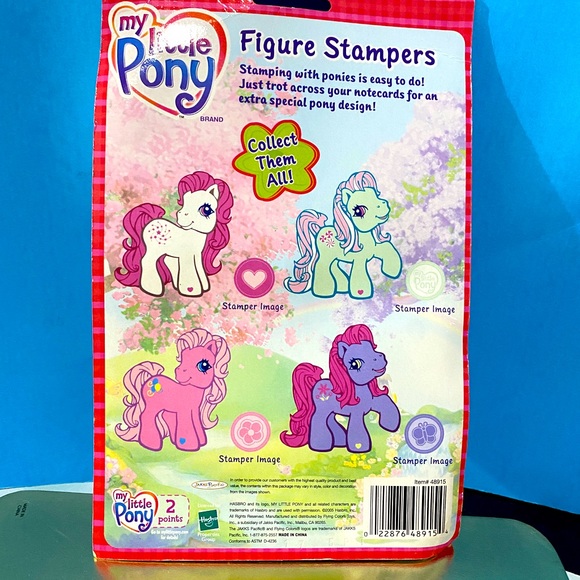 MY LITTLE PONY NWT VTG 2005 PONY FIGURE STAMPERS, STICKERS & NOTECARDS, INK - Picture 12 of 15